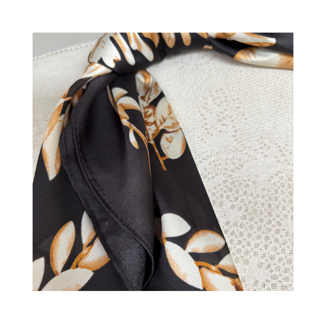 Black and Gold Multi Use Neck Scarf