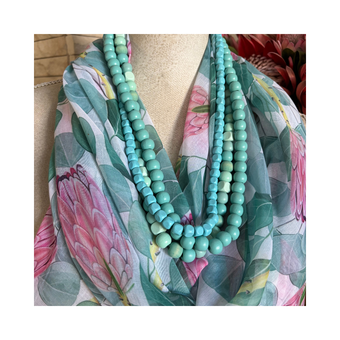 Pink Protea Lightweight Scarf