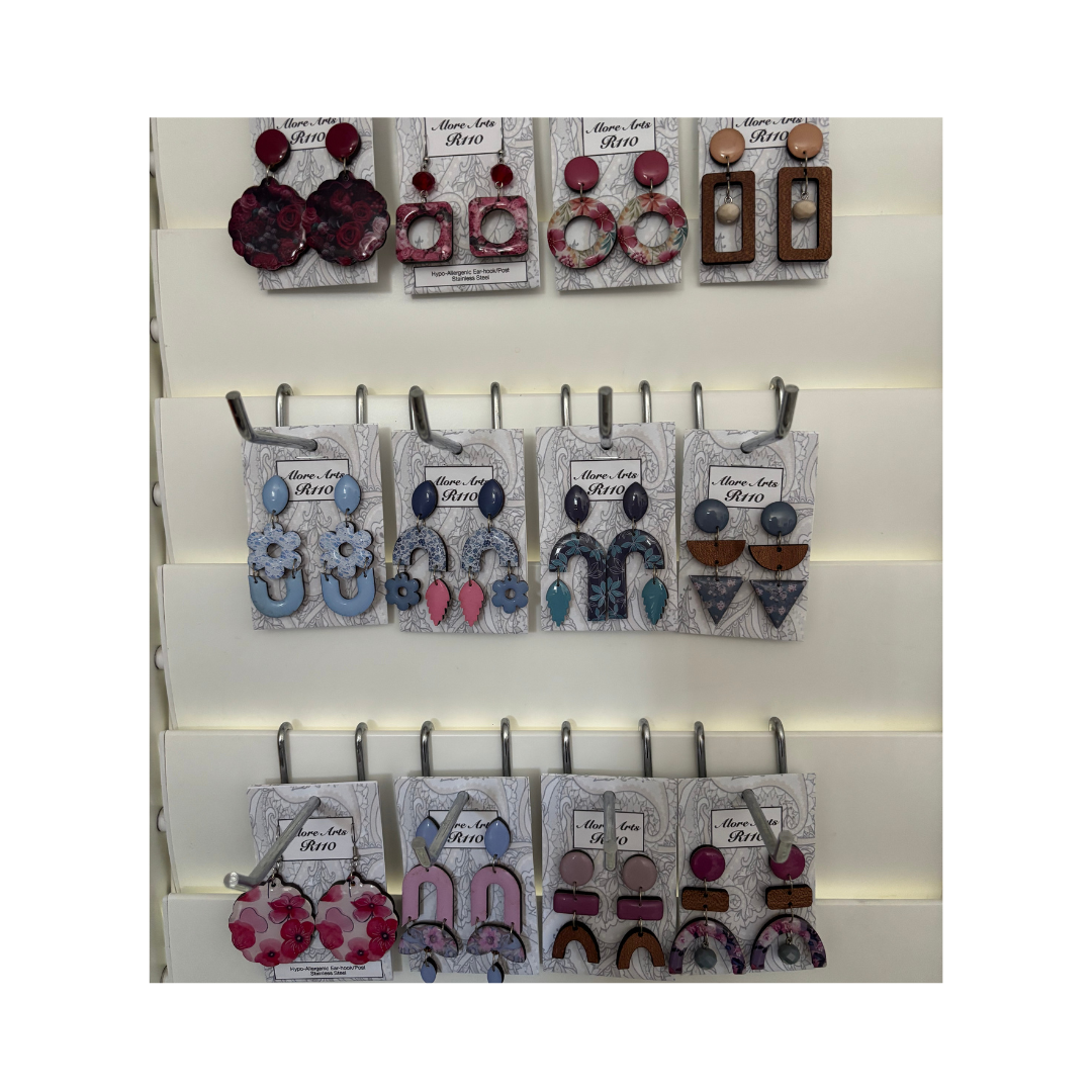Earrings Wood